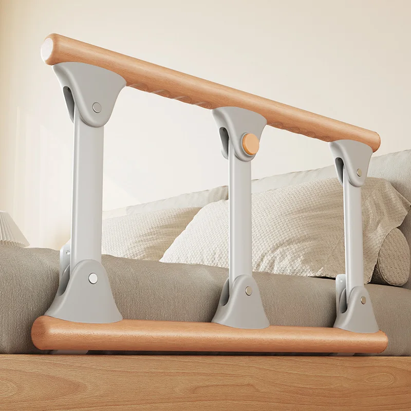 Barra de Apoio Dobrável para Cama para Idosos, Suporte de Segurança para Levantar e Prevenir Quedas