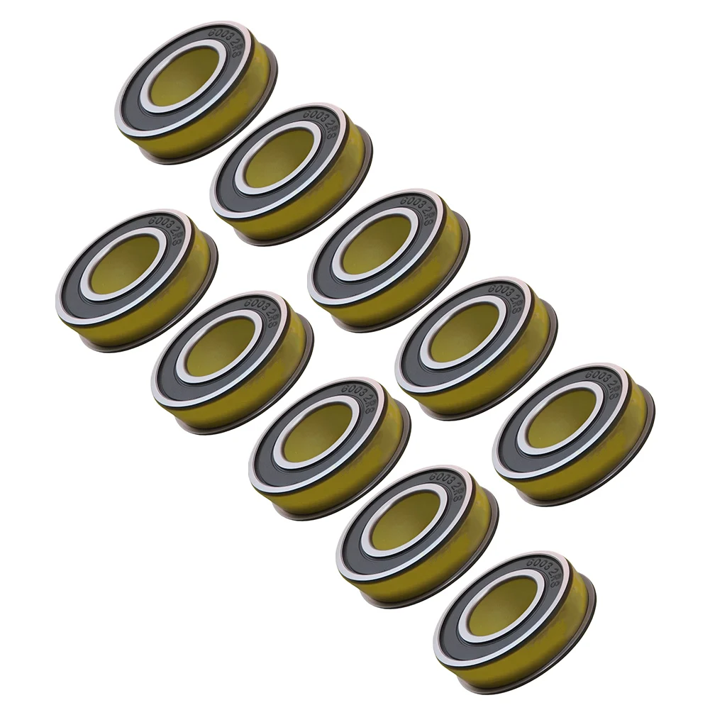 10PCS Flange Bearing for F6003/20-2RS Industrial Use 20mm Bore 35mm OD 11mm Width Sealed Ball Bearing for Machinery and Motors