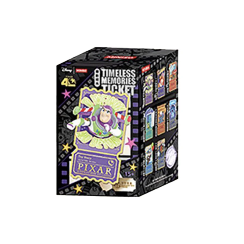 Originele Pixar 40e verjaardag Tijdloze Herinneringen Ticket Serie Blind Box Anime Perifere Ornament Model Collectie Speelgoed Geschenken