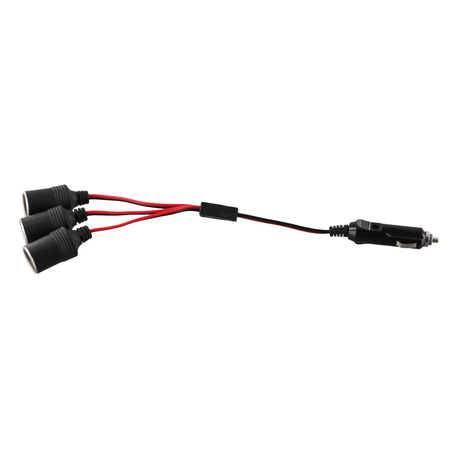 Rigors Passengers Compatibility Socket Splitter Current Superior Performance Black Red To Way Sockets Power Adapter