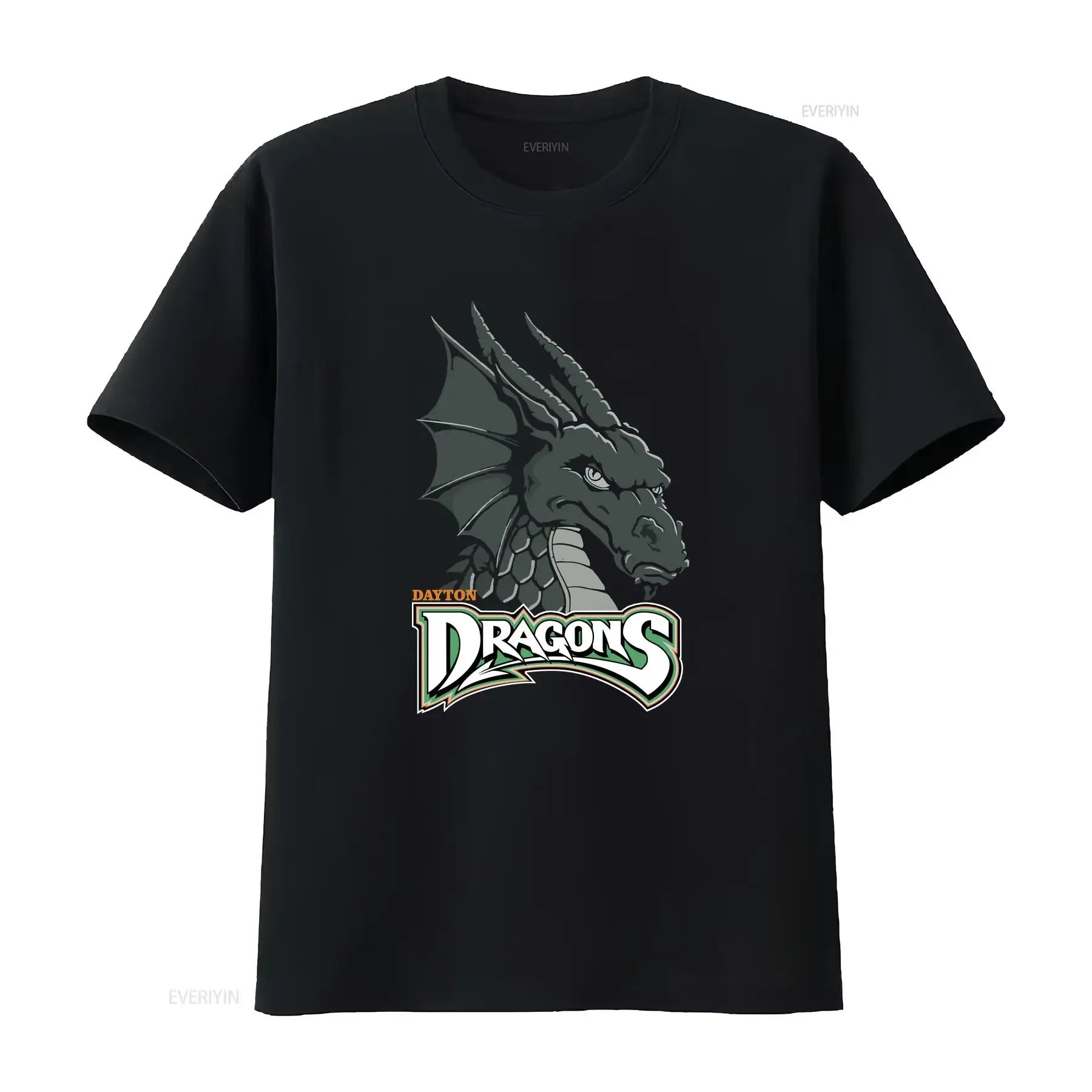 Camiseta rara Vintage 1999 DANTON DRAGONS MiLB con estampado de doble cara, talla mediana, ropa informal lavada vintage, moda estirada