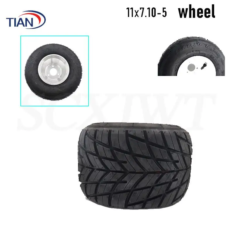 Лидер продаж 2019 года, высокопроизводительная шина 11x7.10-5 для 168 Go Kart, 5-дюймовые шины, задние шины, подходящие для колес для дрифта