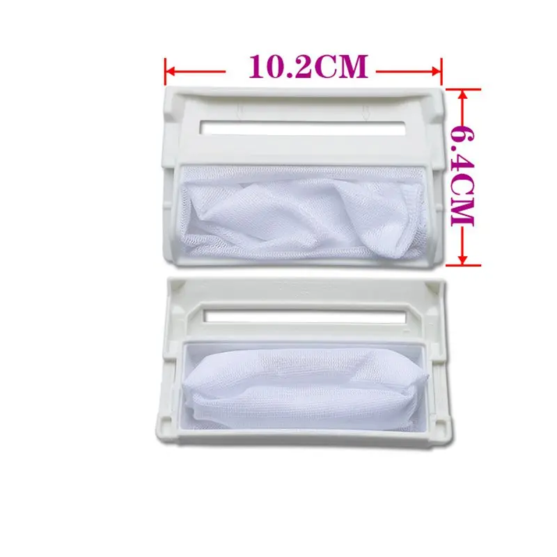 2Pcs Washing Machine Lint Filter Mesh For LG Laundry Washer Hair Catcher Mesh Bag