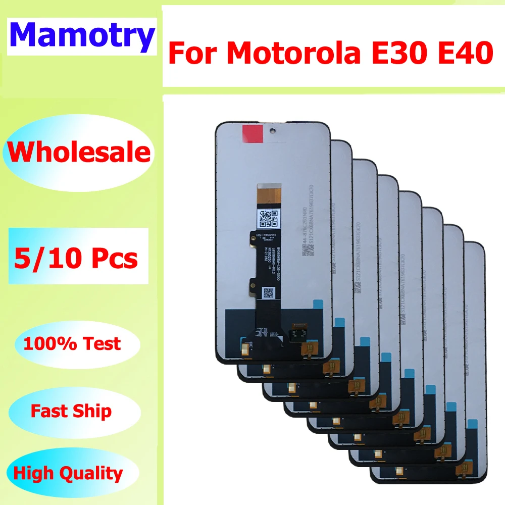 

5/10 pieces/Lot Original-self-weld For Motorola Moto E30 Screen Touch XT2159-3 XT2159-4 Lcd Display Assembly For Moto E40