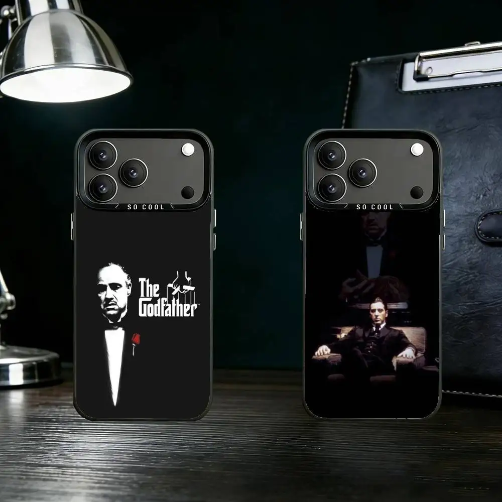 

United States TV The Godfather Phone Case For iPhone 17 16 15 14 13 12 11 Pro Max Plus Silver Matte Black Cover