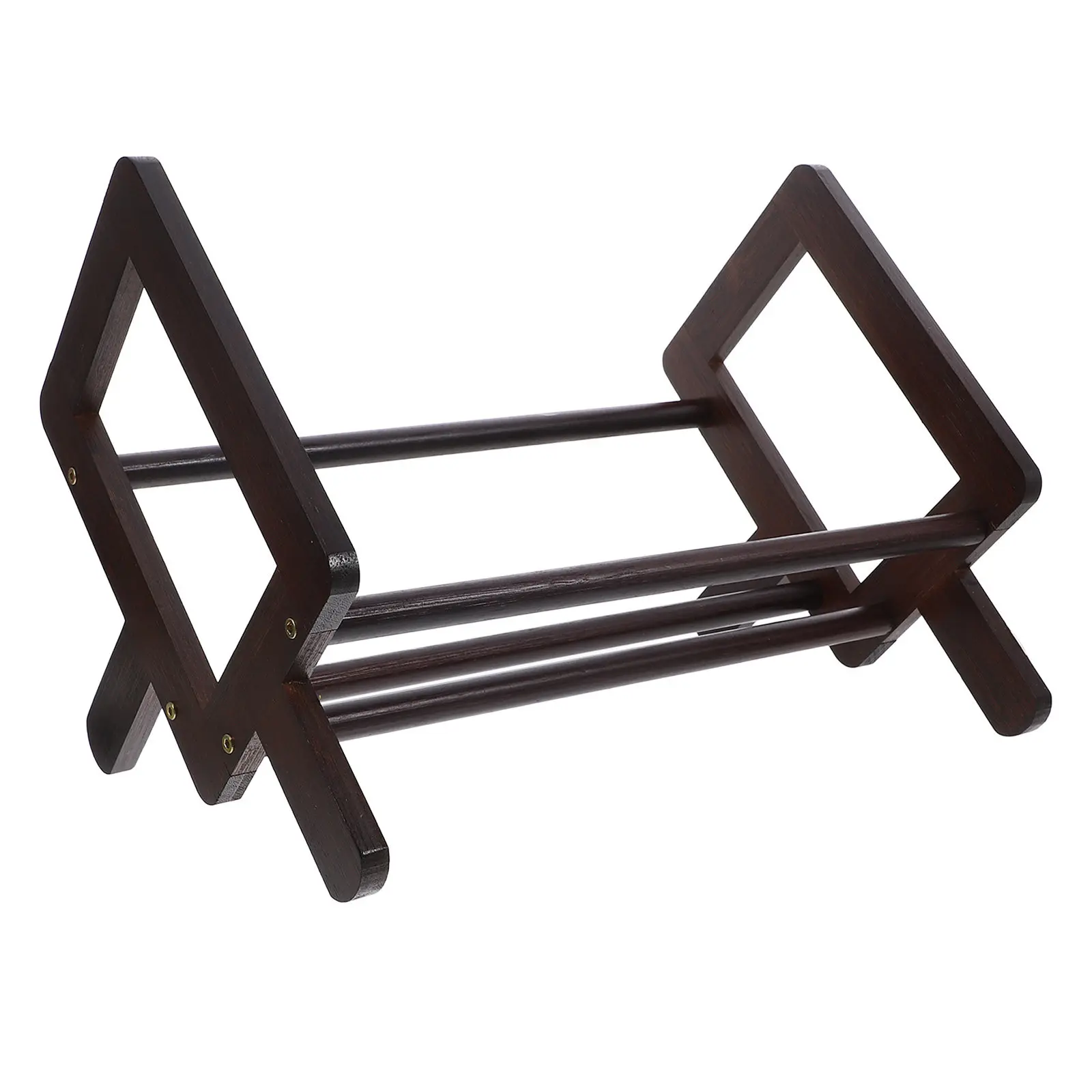 Desktop Book Stand Bamboo Reading Rack Multi Functional Compact Book Holder for Piano Scores Textbooks Newspapers Learning