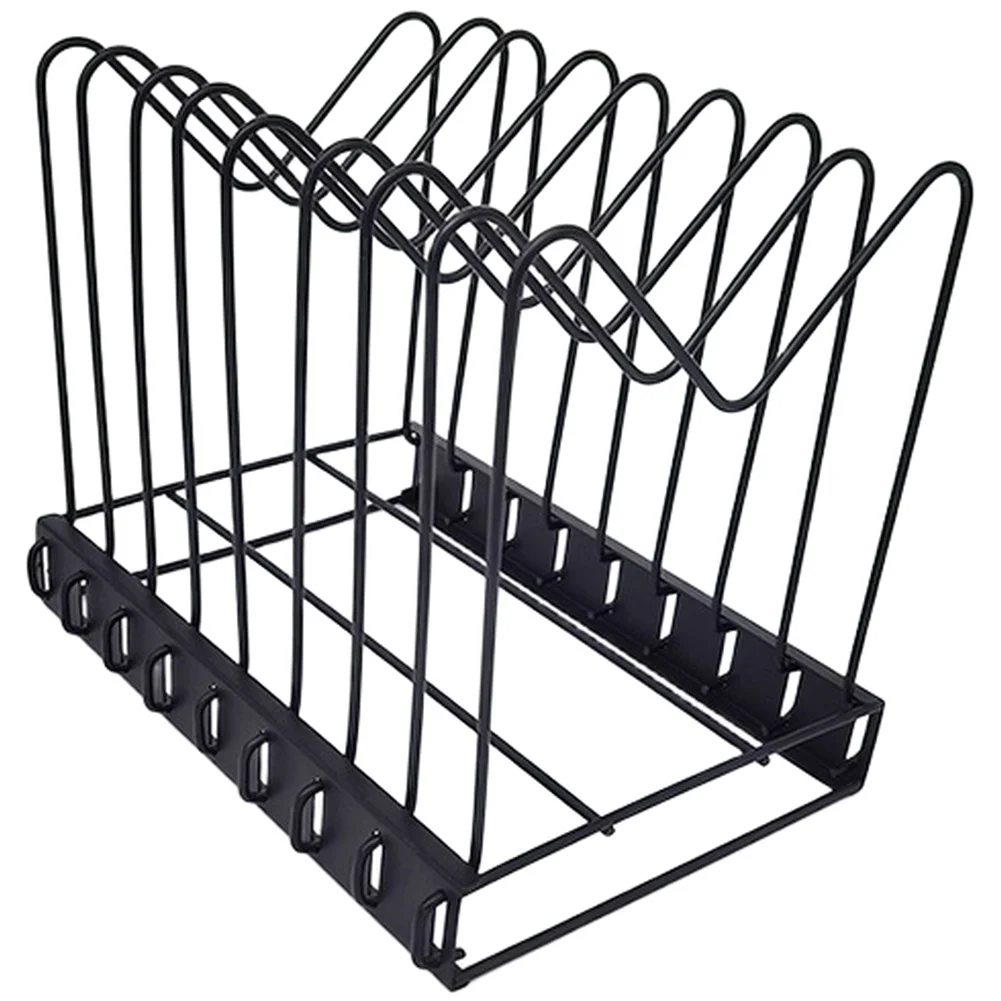 For Desk For Office Organization Black Desk Organizer Document Sorter Upright When Loaded Adjustable Layout Disassembled Design