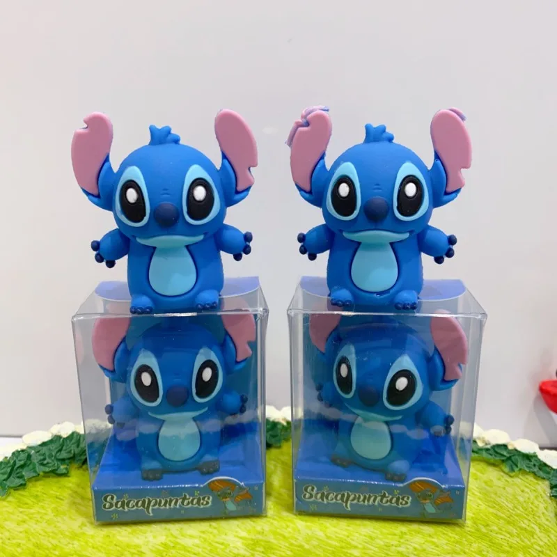 Disney Stitch Pencil Sharpener Cute Anime Cartoon School Supplies Kawaii Pencil Sharpener Student Learning Supplies Holiday Gift