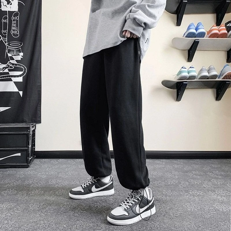 Mens Womens 2026 Summer Straight Sweatpants Loose Drape Cuffed Casual Youth Fashion Sports
