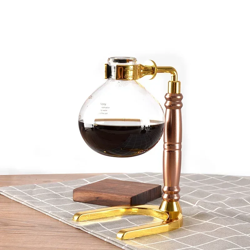 New Home Style Siphon coffee maker Tea Siphon pot vacuum coffeemaker glass type coffee machine filter 3cup 5cup