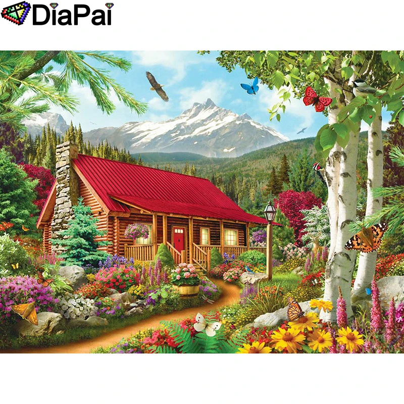 DIAPAI 5D DIY Diamond Painting 100% Full Square/Round Drill 