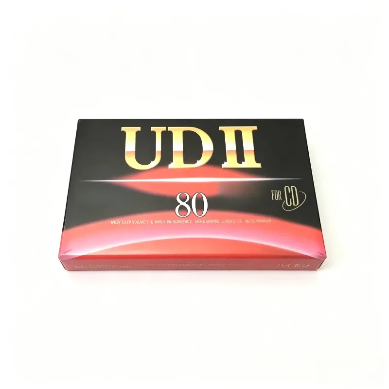 100% Original New For Maxell UDII 80min JP Type II Blank Cassette For Recording & Duplication
