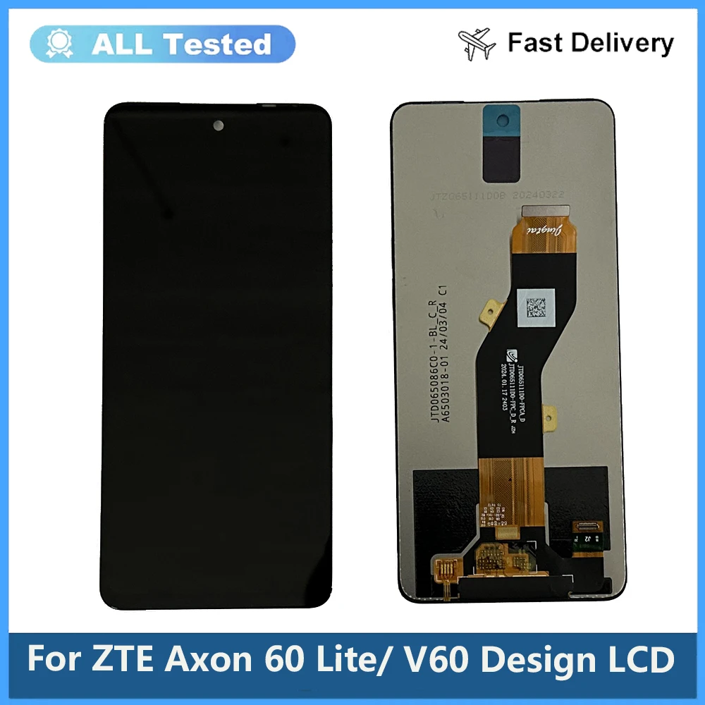 

6.6'' For ZTE Blade V60 Design LCD Display Screen Sensor Touch Panel For ZTE Blade Axon 60 Lite V60 Vita V60 Smart lcd Display