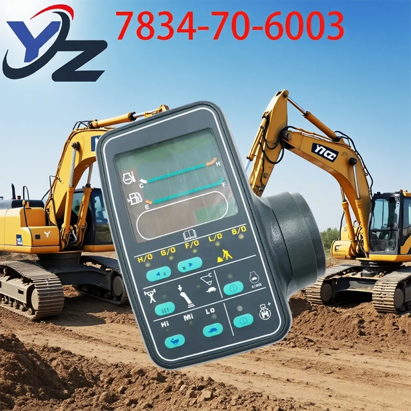 

7834-70-6003 Monitor Display Gauge Panel for Komatsu PC200-6 PC220-6 PC240-6 Excavator7834706003