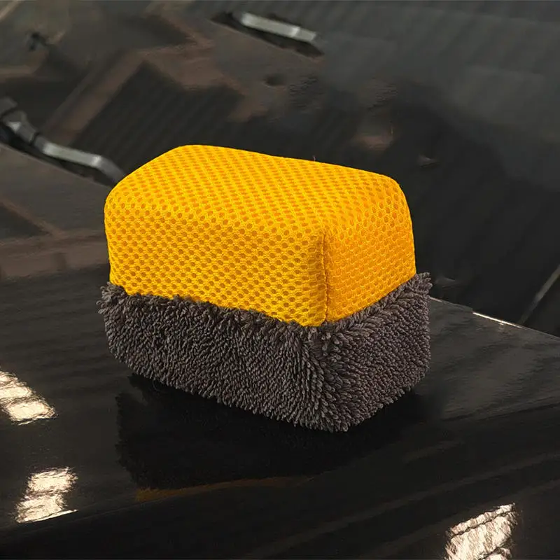 Microfiber Car Wash Sponge Wax Applicator Pads Car Paint Care Polishing Pads Polishing Sponges Auto Detailing Sponge Eraser