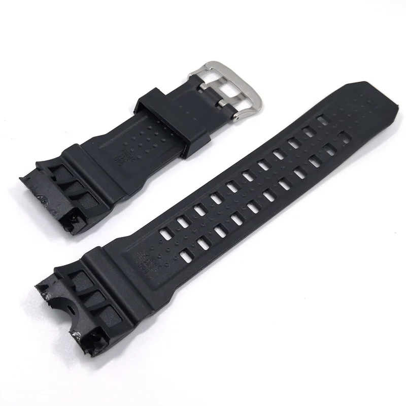 PU Silicone Rubber Watch Band Strap For Casio G Shock GWG-1000GB watchband Replacement Black Waterproof belt watch Accessories