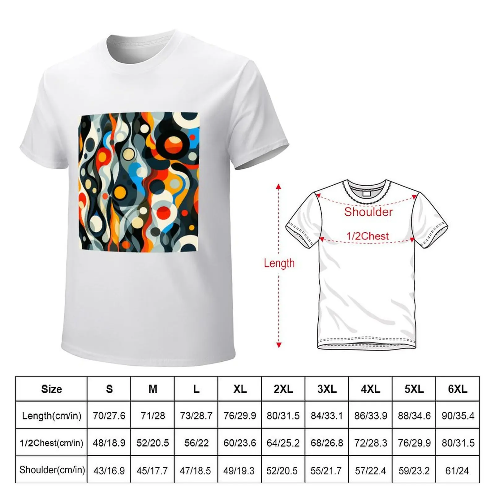 Exploring Permutation Through Minimalist Art T-shirt kawaii clothes korean fashion fruit of the loom mens t shirts