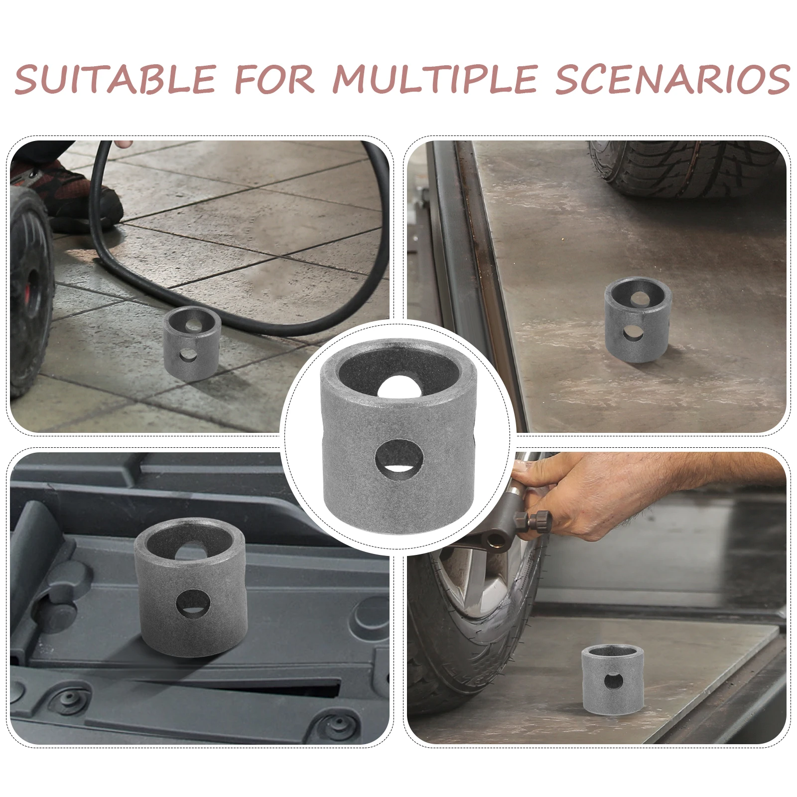 

Trailer Jack Accessories Swivel Mount Carbon Steel Pipe Large Clamp High Load Capacity Welding Installation Tube