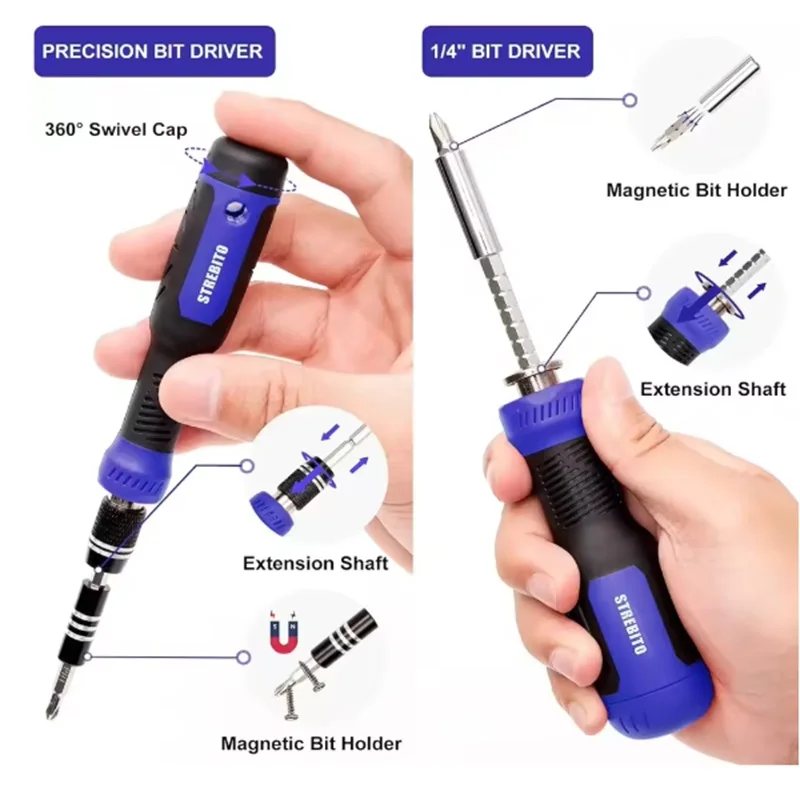 190PCS Screwdrivers Set Cell Phone Computer Dust Removal Precision Repair Tools Multi-tool Hand Tools Complete Professional Kit