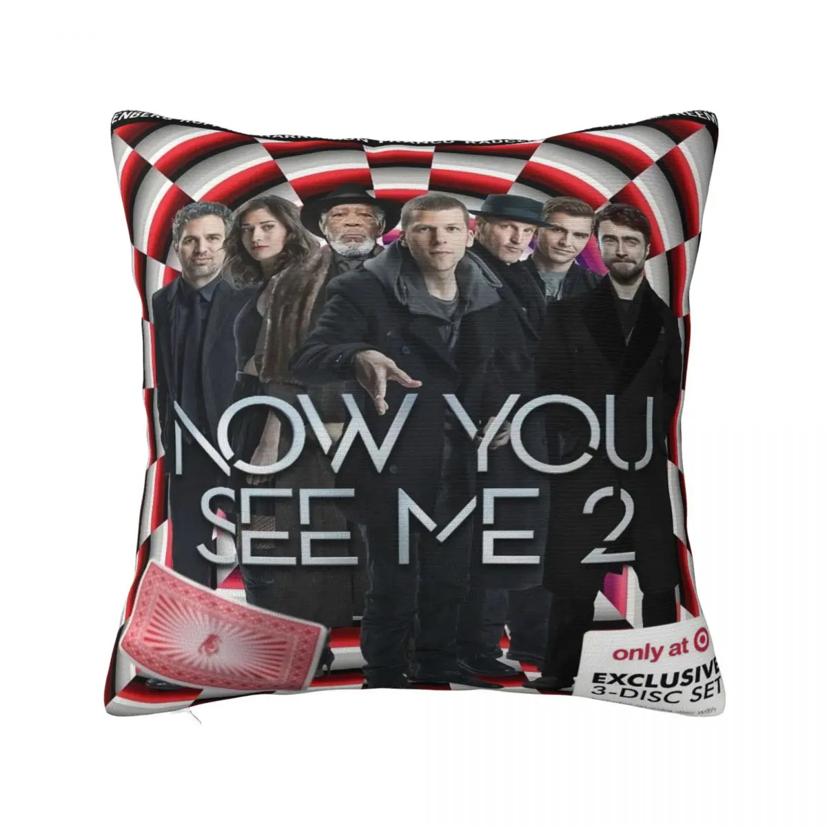 Now You See Me Now You Don't Stuff Movie  Pillow Cover Soft Pillow Case Cushion Cover Vintage  Pillowcases For Home Decoration