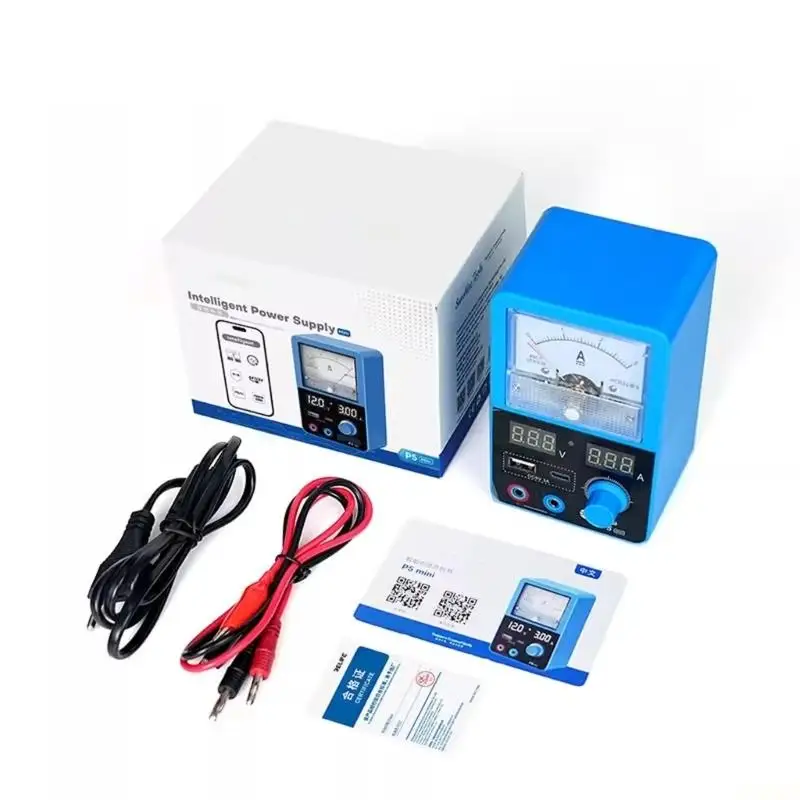 B03F Regulated Power Supply 12V 3A with USB C/USB Port Short Circuit Protective