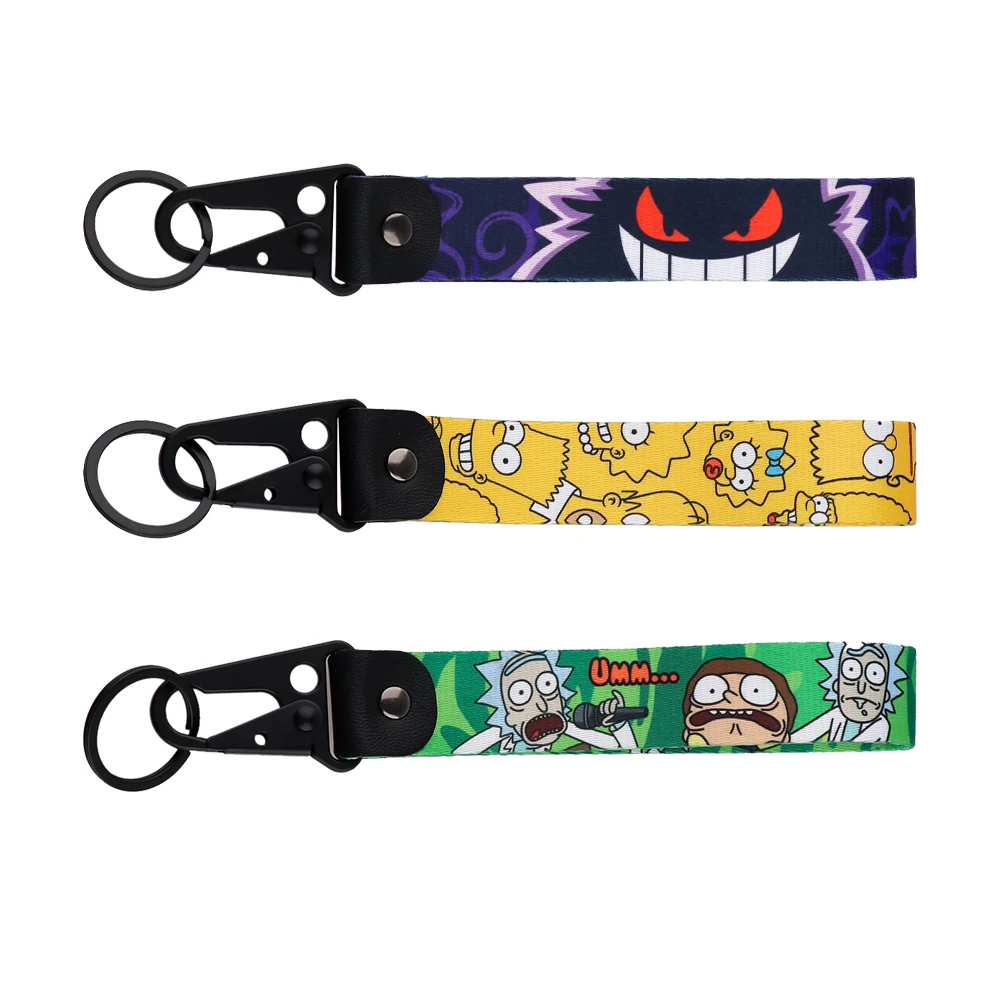 Cartoon Keychain Cute Keys Holder for Motorcycles Key Fobs Men Women Key Tag Key Ring Jewelry Accessories Fashion For Fan Gifts