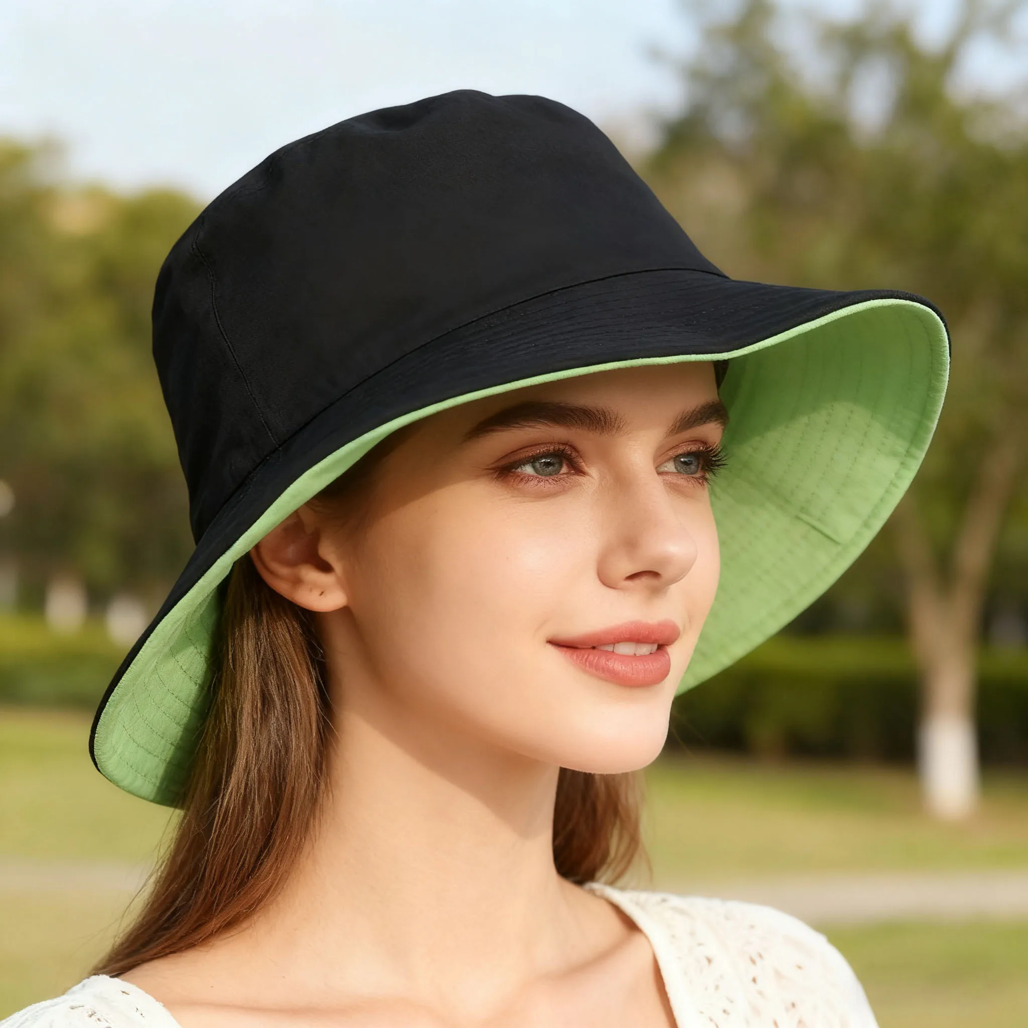 مزدوجة الوجهين للجنسين قبعة صيد اضافية كبيرة XXL حجم 63 سنتيمتر محيط الرأس الكبير العصرية الهيب هوب قبعة للرجال والنساء