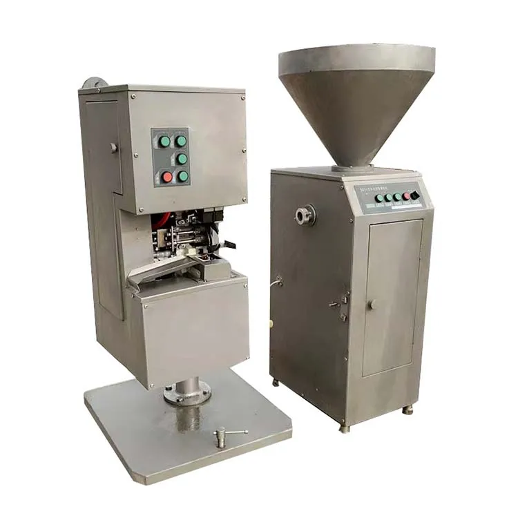 Customizable popularStainless Steel Minced Meat Ham Sausage Packing Clipping Cutting Sausage Filling Sausage Punching Machine