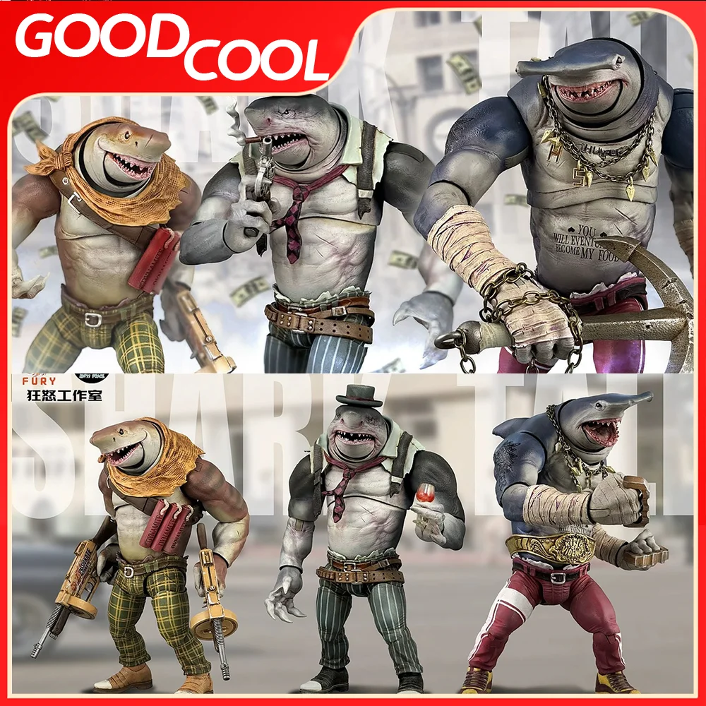 В наличии FURY TOYS масштаб 1/12, белая акула, тигра, акула, молотковая акула, подвижный полный набор, модель, 6-дюймовая экшн-фигурка, игрушки, подарки