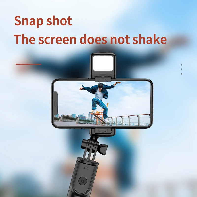 NEW Mobile Video Stabilizer Live Bluetooth Selfie Stick Tripod Gimbal Smartphone Stabilizer Vertical Shooting Bracket