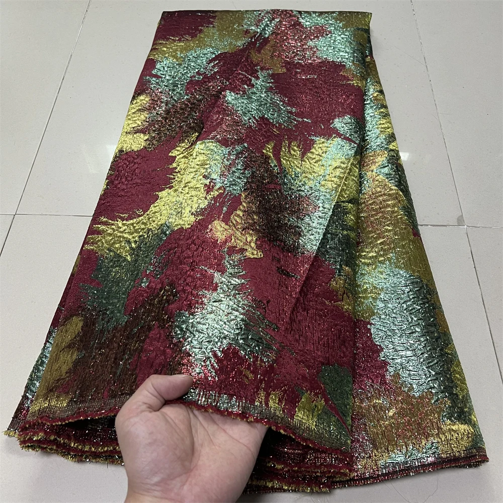 

African Nigerian Tulle Lace Fabric, Jacquard Organza, Embroidery Guipure, Party Prom Dress, High Quality, Latest, YXZ208, 2026