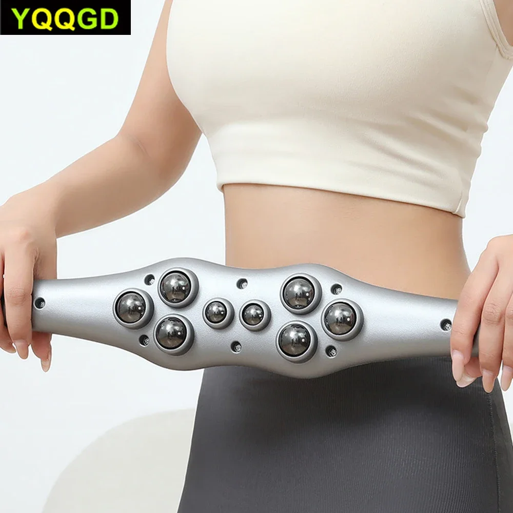 

1PC Multi-Functional Roller Magnetic Ball Massage Stick,Lymphatic Drainage Massager for Body Shaping,Gua Sha Tools for Back Leg