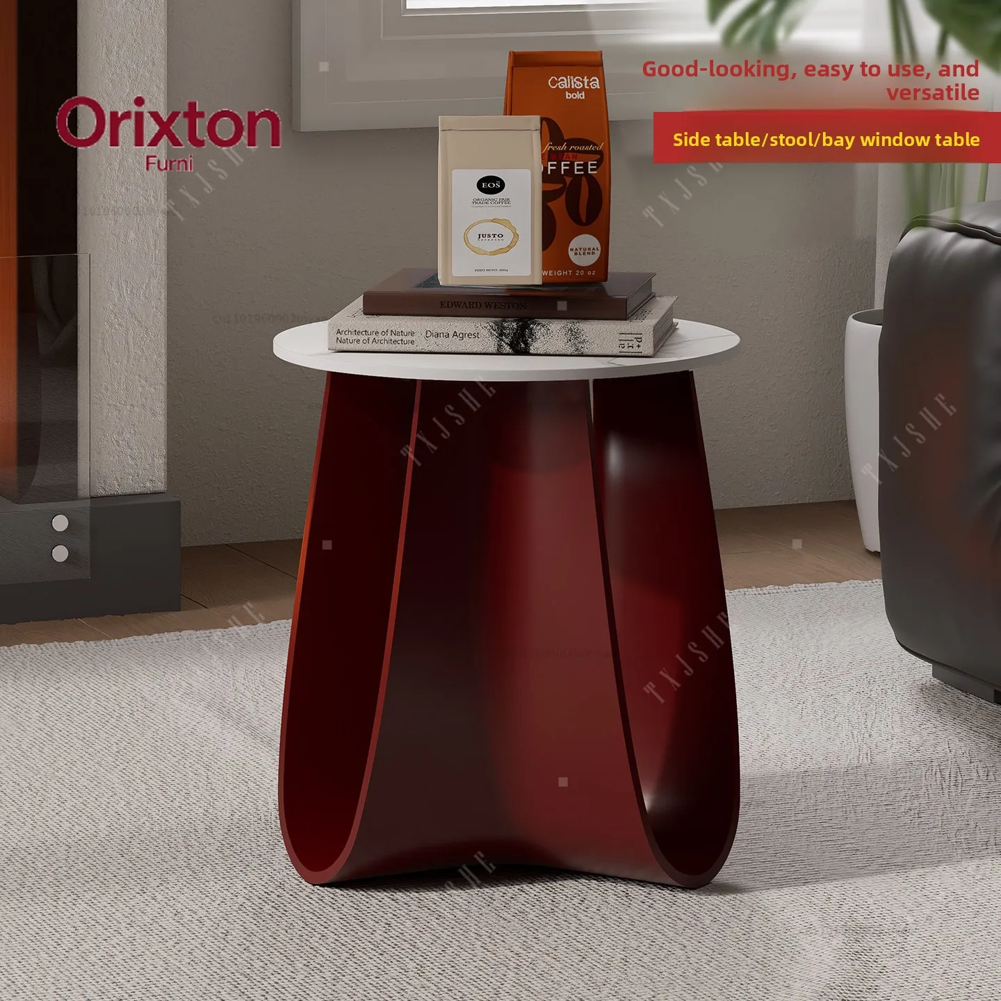 Bay window stool pink modern simple small stool bedroom dressing multi-scene side few stools