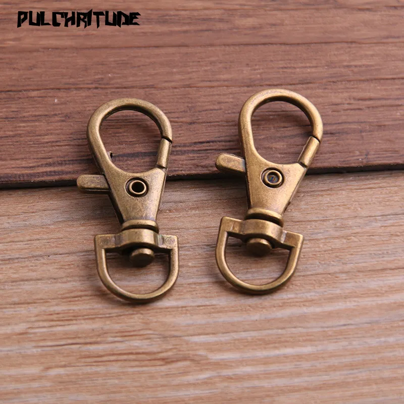 10pcs 11*32mm Two Color Rhodium Plated Jewelry Findings,Lobster Clasp Hooks for Necklace&Bracelet Chain DIY