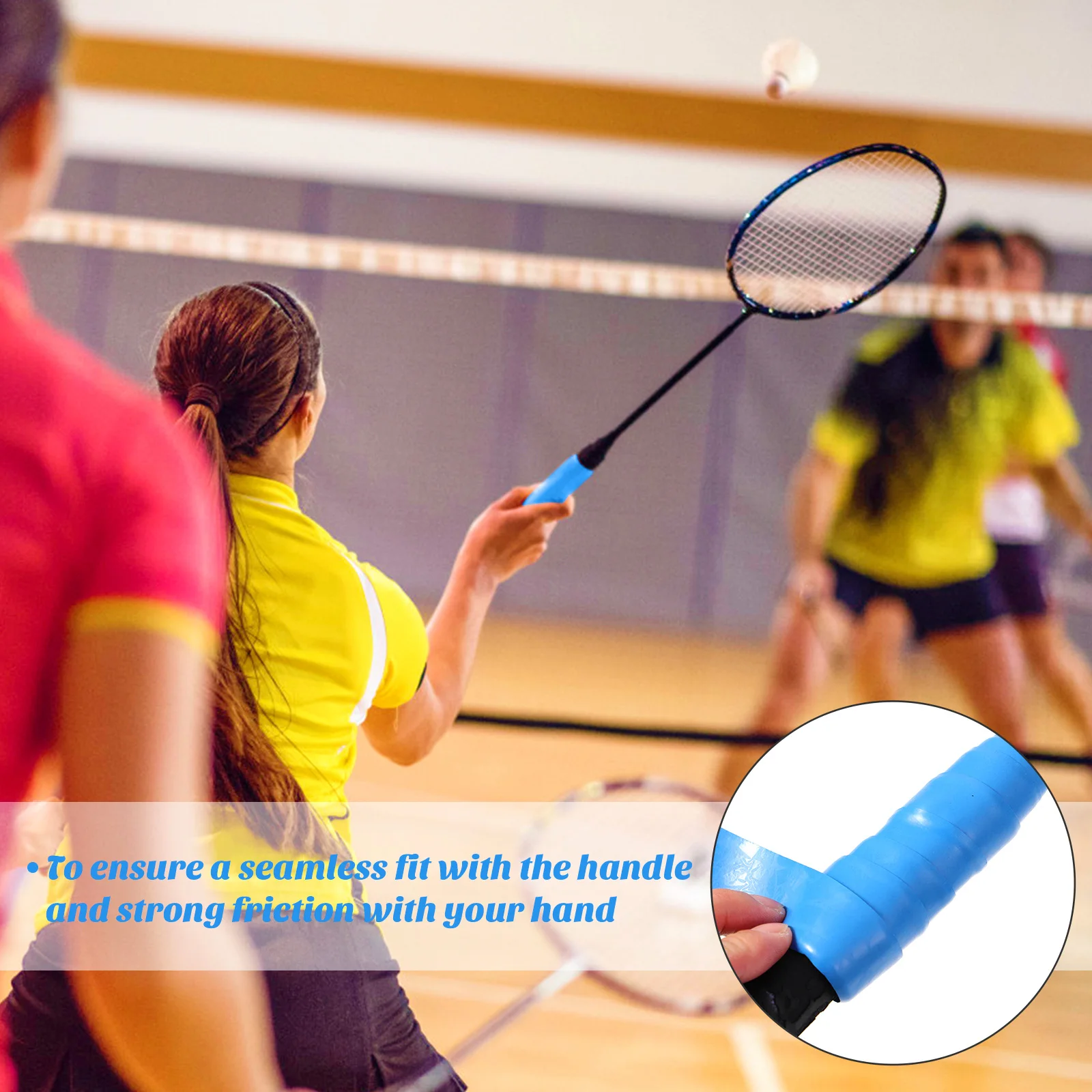 

2 Rolls Anti-slip Handle Strap Racket Grip Bat Overgrip Tennis Badminton Tape Sticky Overgrips Adhesive Sport Racquet Wrap