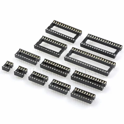 

10PCS IC Sockets DIP6 DIP8 DIP14 DIP16 DIP18 DIP20 DIP28 DIP40 pins Connector DIP Socket 6 8 14 16 18 20 24 28 40 pin