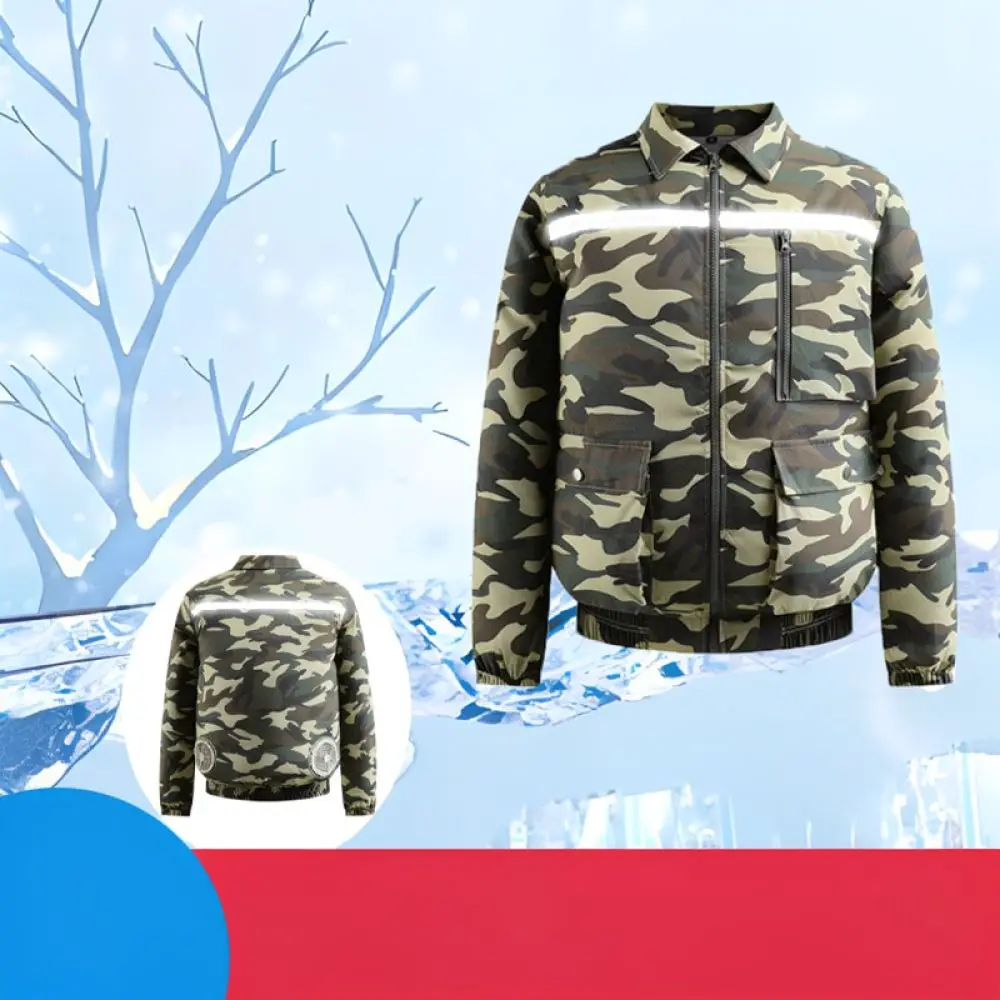 For For Ingulun Durable Cooling Fan Jacket Air Conditioned Work Vest Summer Industrial Construction Protection Utility Uniform