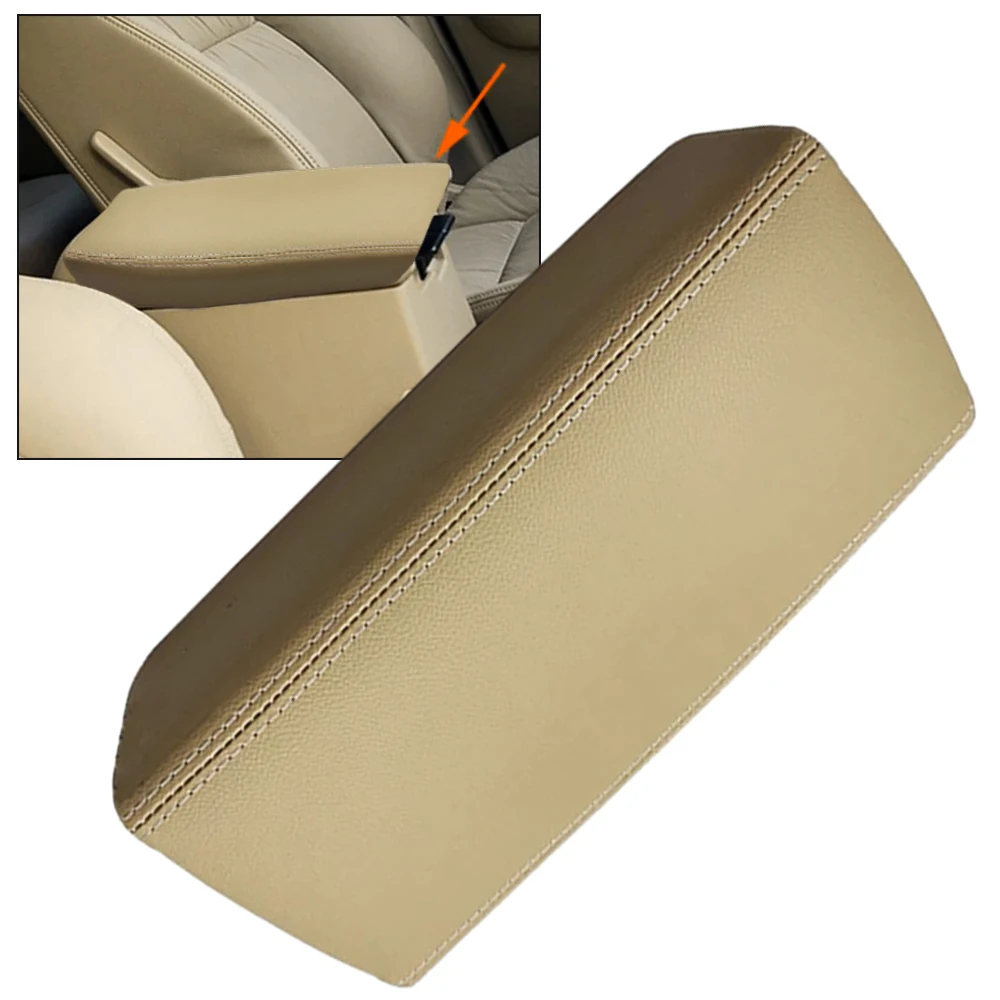 Car Center Console Armrest Box Cover Leather Armrest Lid Seat Protective Pad Mat For Honda Accord 2003 2004 2005 2006 2007 