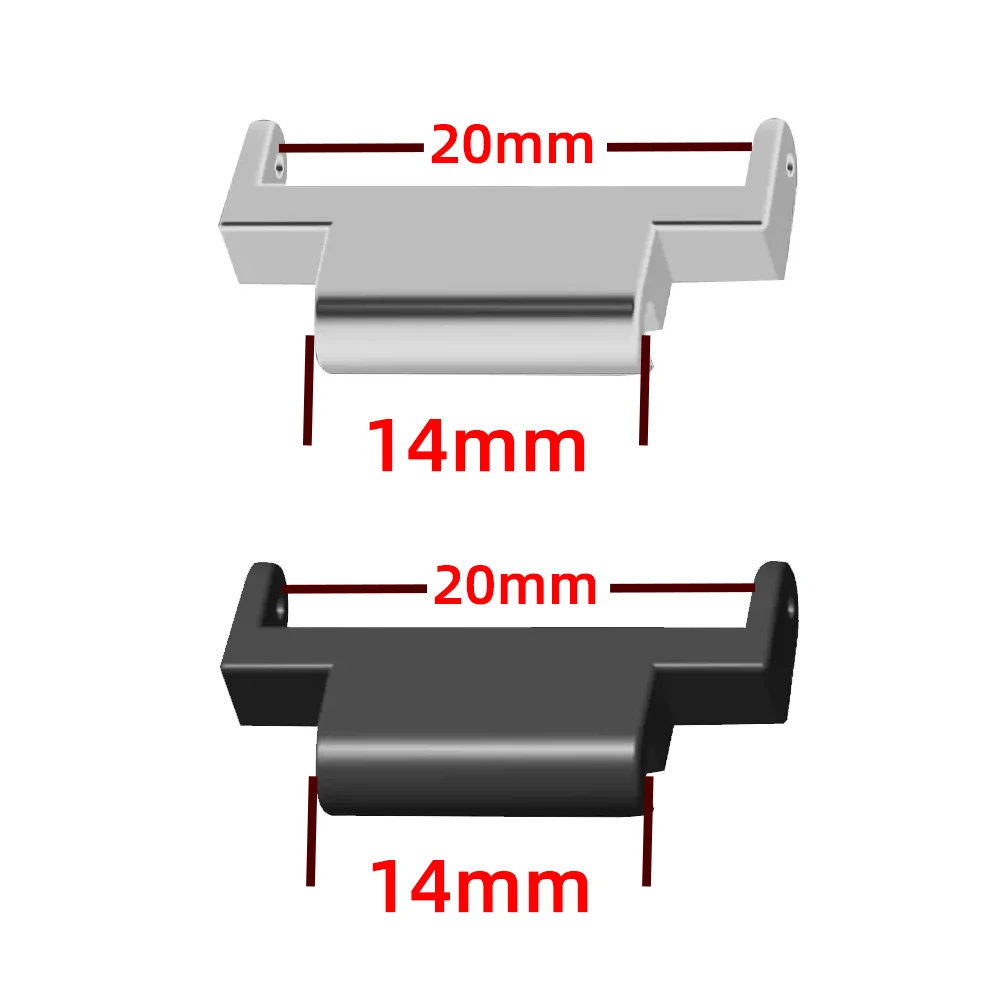 14-20mm Stainless Steel Watch Lugs Connectors for Casio BABY-G BA110 BA112 BA100 BA130 BGA, Easy Install Watch Strap Ada