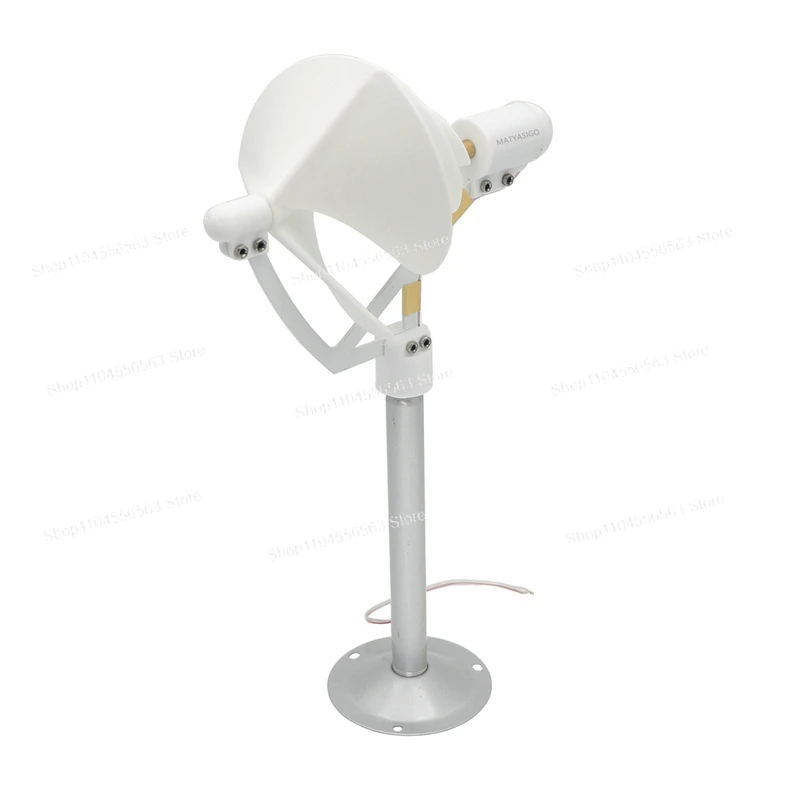 10W Miniature Helical Generator Spiral Wind Turbine Generator For Science Experiment Generates Electric Light Spiral Generator