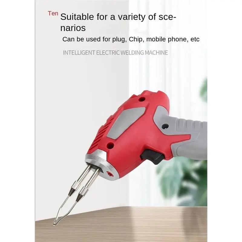 A34R Soldering Iron Gun Heavy Duty Soldering With Solder Wire Welding Repair Tools Kit EU Plug