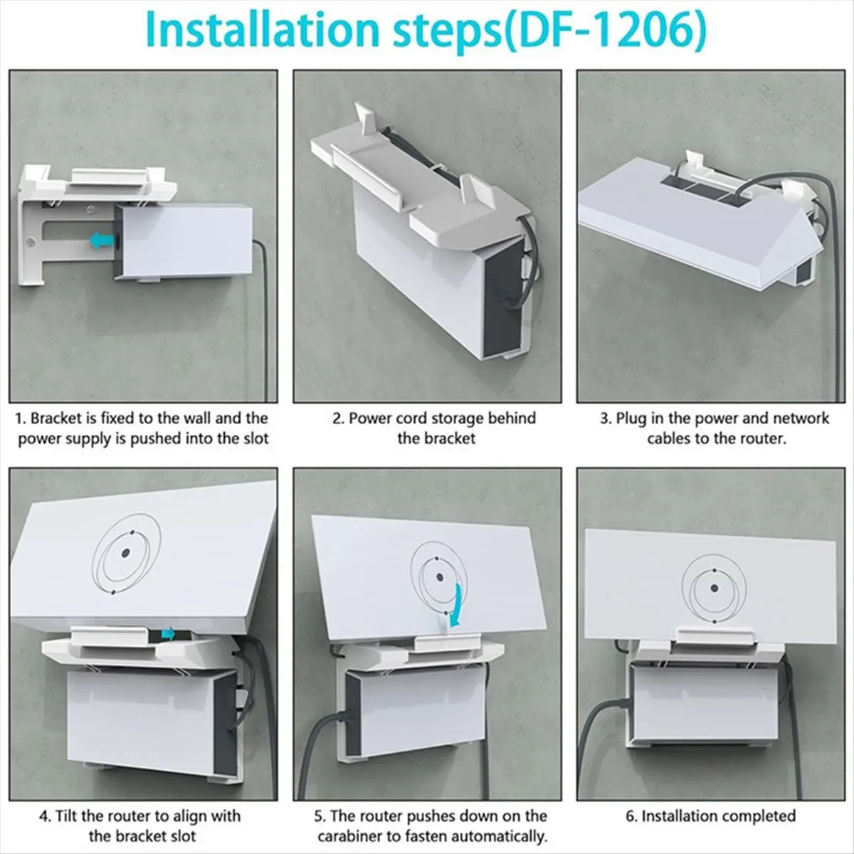 A85P 2-In-1 for Starlink Gen 3/V3 Router Mount & Power Supply Brackets Holder-Internet Kit Satellite,Stability Wall Holder