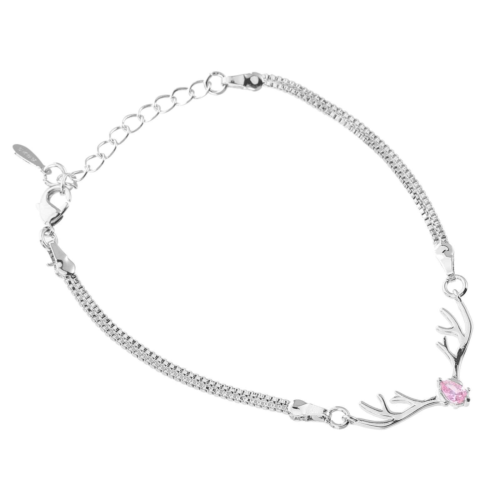 

Antler Bracelet Women Woman Ladies Holiday Wrist Bracelets for Christmas Presents