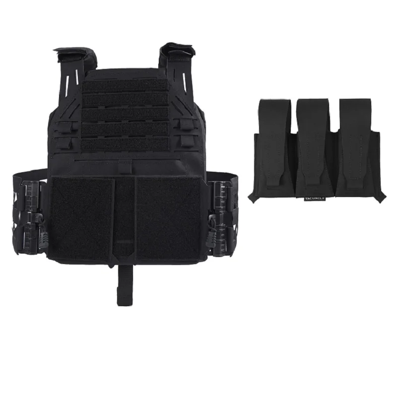 Tactical Quick Release LBT Style 6094 Vest Paired With Triple Pack