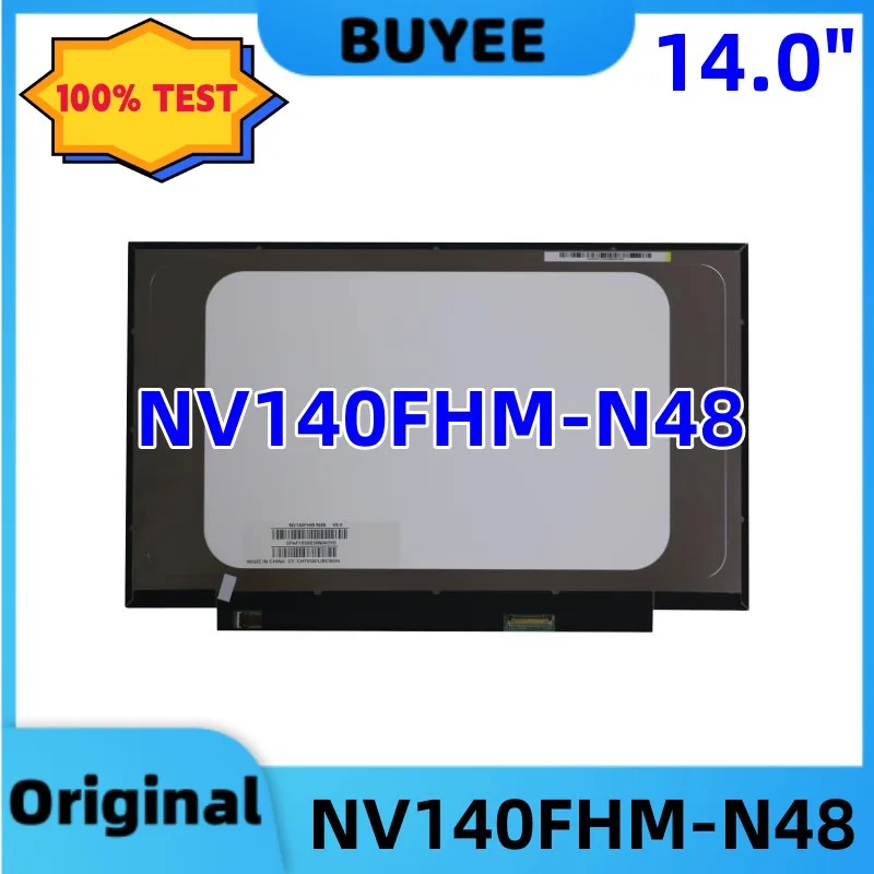 14” Original For NV140FHM-N48 Laptop LCD Screen Display NV140FHM N48 FHD 1920X1080 EDP 30 pins Replacement