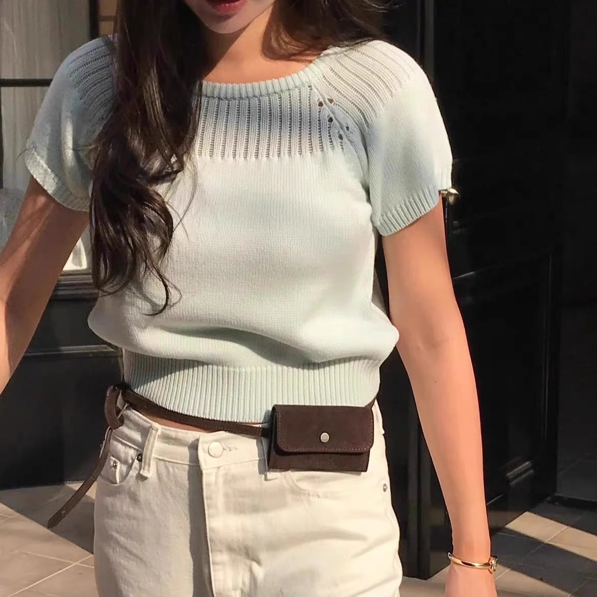 

Portable Suede Key Wallet Women's Square Faion Bag Retro Purse Autumn Winter Sli Commuter Sle Color Design