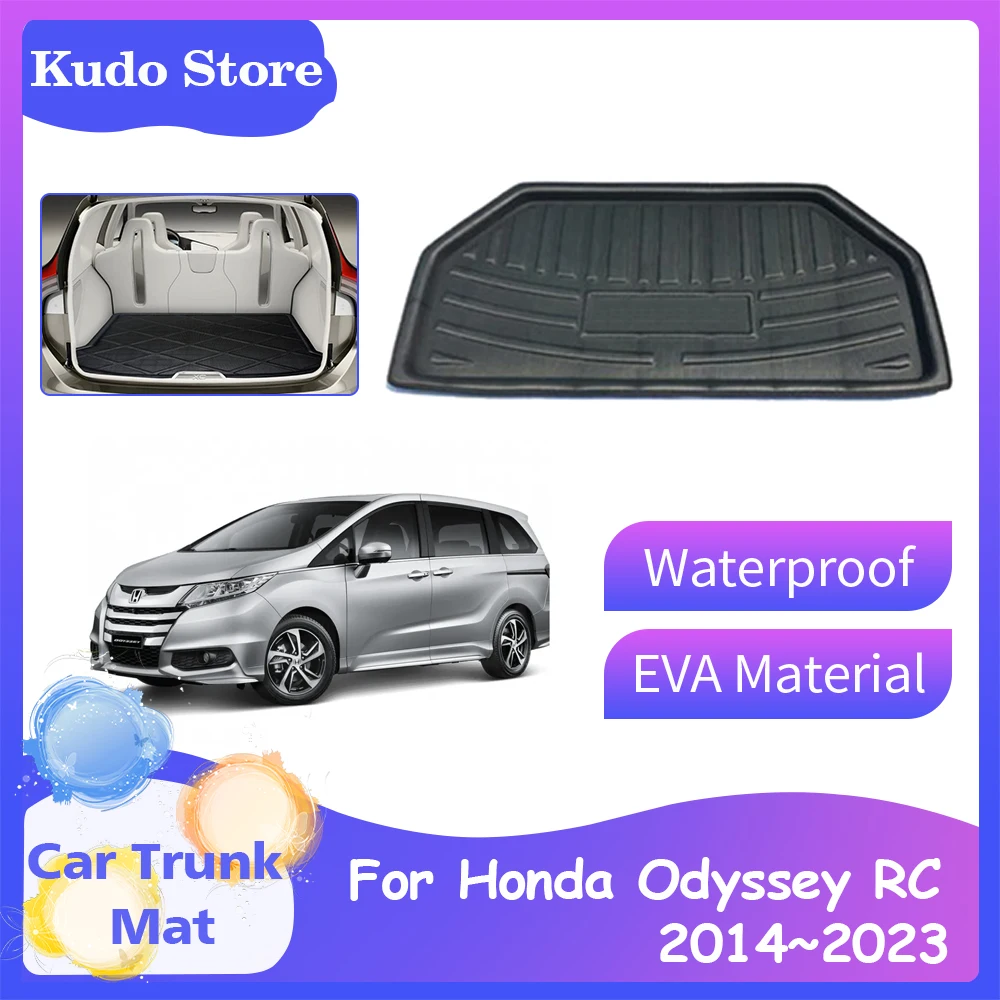 

Car Trunk Mats for Honda Odyssey RC1 RC2 RC4 2014~2023 Luggage Tray Pads Storage Carpet Rear Boot Cargo Liner Covers Accessories