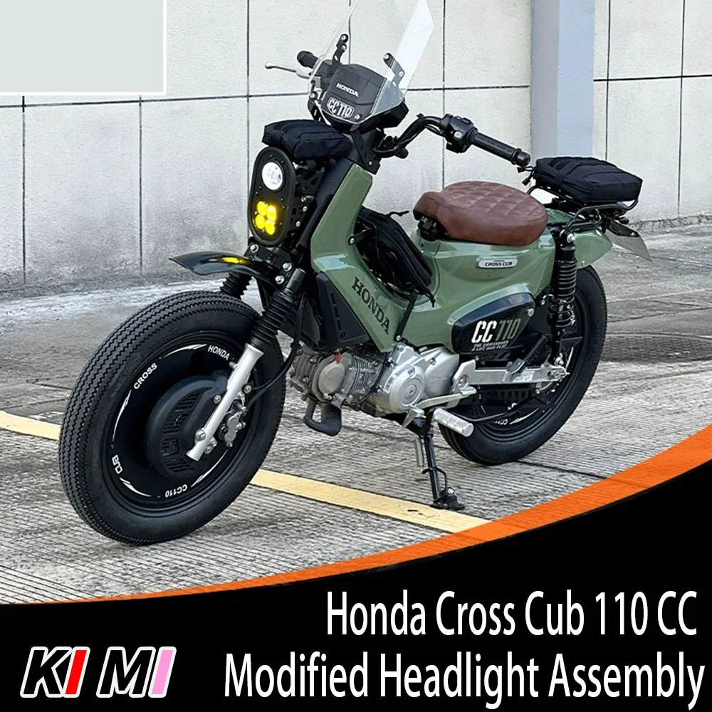 Motorcycle Modified Headlight Cross Cub 110 CC Headlight Assembly Modified FOR Honda Cross Cub 110 CC