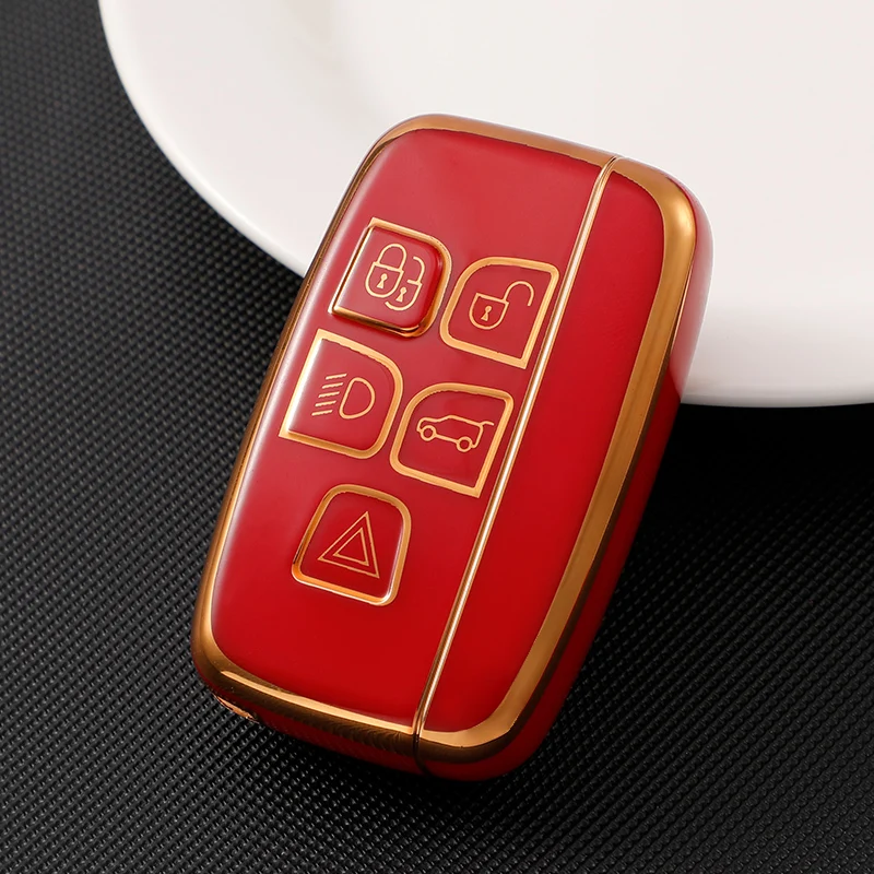 TPU Car Remote Key Case Cover Holder For Land Rover Range Rover Sport Evoque Freelander Jaguar XF XJ XE XJL XF Shell Fob