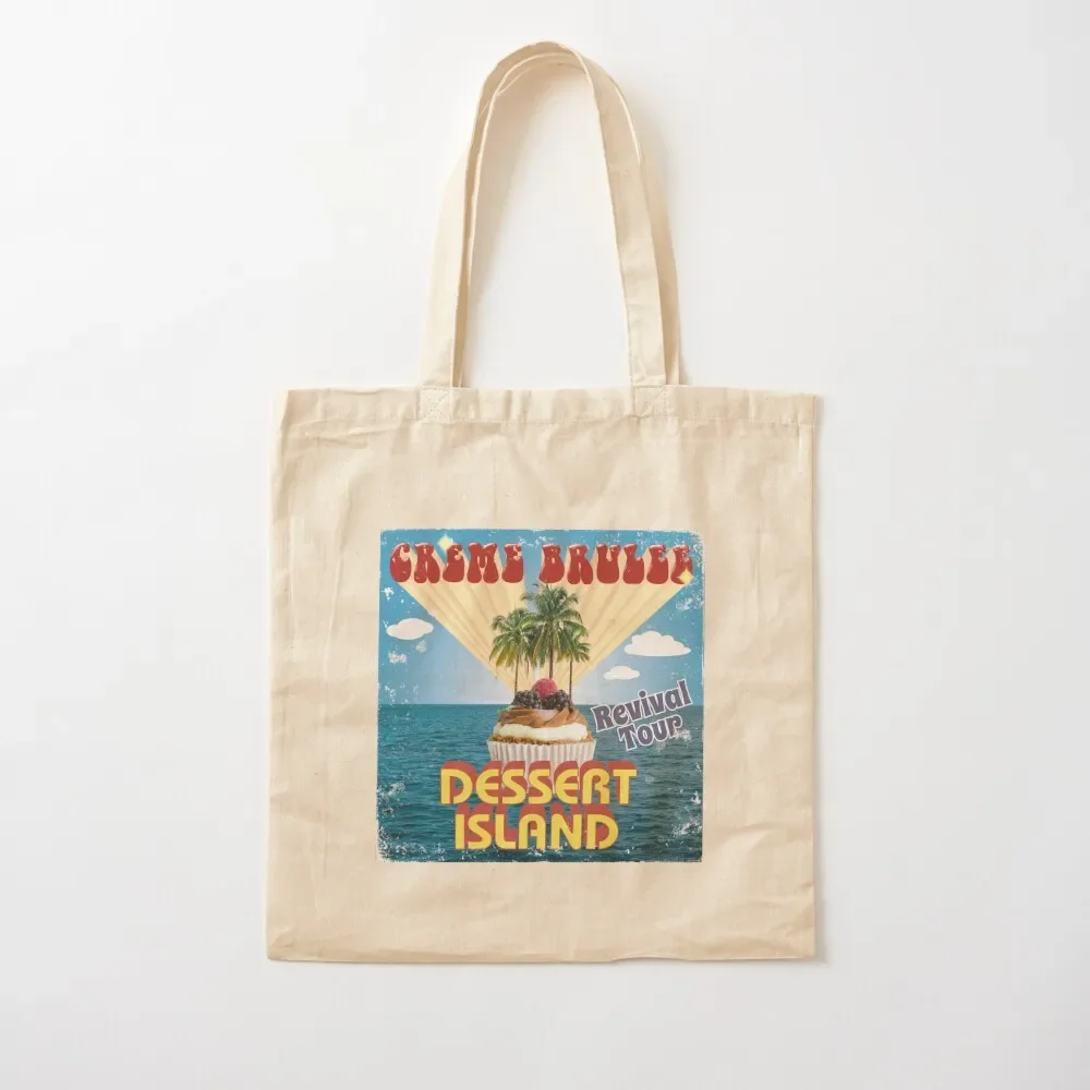 

Creme Brulee Revival LP Dessert Island Tote Bag free delivery bags Reusable bags Tote Bag